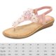 thumbnail image 2 of Sandalias de tanga femenina con arco Sandalias planas sandalias ortopédicas de verano se deslizan en sandalias para caminar para interiores al aire libre, 2 of 9