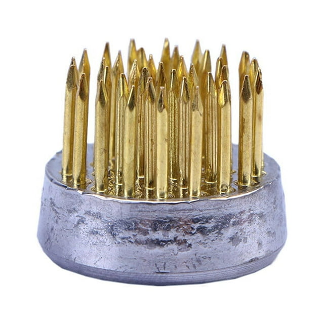 Round Ikebana Kenzan Flower Arranging Spiky Fixed Tools Floral Arrangement Pin Hodler