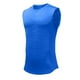 thumbnail image 5 of pstuiky Camiseta sin mangas para hombre, Jersey deportivo informal de cuello redondo de malla de color sólido para hombre, sin mangas, a la moda Chaleco de hombre l, 5 of 6