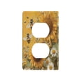 thumbnail image 3 of Switch Panel Switch Decoration 2.76x4.53x0.28 Inches Toggle Switch Switch Plate Wall Plates Living Room Kitchen Bedroom Study Switches Big Yellow Bee, 3 of 8