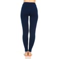 thumbnail image 2 of Merino Wool Women's Midweight Base Layer Bottoms - Thermal Underwear - No Itch Renewable Fabric - Navy Blue - 2X-Large, 2 of 5