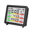 thumbnail image 3 of HILABEE Indoor Air Quality Monitor Air Analyzer Large Screen Multifunctional CO2 Monitor Black, 3 of 9