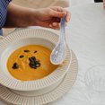 thumbnail image 4 of Cucharas de sopa asiáticas de cerámica, elegantes cucharas de sopa de porcelana de estilo japonés, cuchara de cena de porcelana retro para fideos de arroz ramen y cereales de arroz, 4 of 7