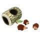 thumbnail image 3 of Juguete de peluche Ticfox para perros tipo erizo rompecabezas interactivo con chirrido, 3 of 13