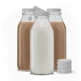 thumbnail image 1 of JoyJolt Distributeur de Boissons en Verre 32 oz Réutilisable Sans Plomb 3 Compartiments, 1 of 7