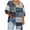 Gray-Shirts, variant on Jsaierl 3/4 Sleeve Tops for Women Plus Size V Neck Shirts Fashion Graphic Petite Blouses Work Elegant Tunic Top S-5XL