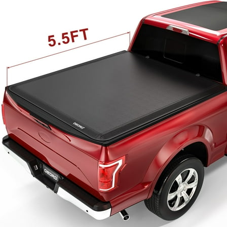 RVNI Roll Up Truck Bed Tonneau Cover for 2015-2025 Ford F-150 F150 5.5 Feet Bed waterproof
