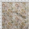 thumbnail image 4 of oneOone Polyester Spandex Light Brown Fabric Florals Sewing Fabric By The Yard Printed Diy Clothing Sewing Supplies 56 Inch Wide, 4 of 4