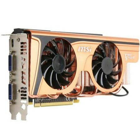 MSI N465GTX TWIN FROZR II - Golden Edition - graphics card - GF GTX 465 - 1 GB GDDR5 - PCIe 2.0 x16 - 2 x DVI, Mini-HDMI
