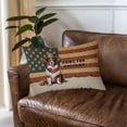 thumbnail image 3 of Freedom Paws Patriotic Papillon Vintage Memorial Day Quilt Pillowcase Pap Butterfly Dog Lover Throw Pillow Cover Bed Home Decor - 12006, 3 of 5
