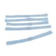 thumbnail image 4 of Diadema de mujer ancha Baoblaze 5pcs de encaje Simple Estiramiento azul, 4 of 8