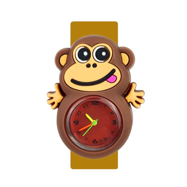 Dibujos animados Totoro mono Niños Relojes para niños Reloj Bebé Regalo de Navidad panda / oso / tigre Niño Reloj montre enfant Gao Jinjia LED