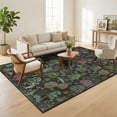 thumbnail image 5 of Kzaei 8'x10' Area Rug for Living Room, Washable Soft Rug with Non-Slip Backing, Large Floral Vintage Distress Print Pattern Carpet, 5 of 7