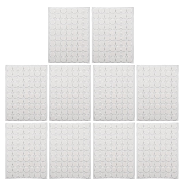 Points Auto-Adhésifs, Crochets et Boucles, Imperméables, Transparents, Forte Adhérence pour Papier