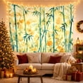 thumbnail image 3 of Bamboo Botanical Tapestry with Leaves and Coordinated Floral Designs, 3 of 7