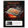 thumbnail image 2 of Carbon Steel Griddle 24x16 inch, Universal BBQ Grill Pan - Flat Top Cookware for Gas, Electric & Induction Stovetops - Outdoor & Indoor Cooking, 2 of 9
