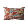 thumbnail image 4 of Plutus Brands Multi-Color Plutus Velvet Ikat Luxury Throw Pillow 20 in x 30in, Double Sided 20" x 30" Queen, 4 of 8