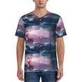 thumbnail image 4 of Haiem Hip Hop Hipster Baseball Jersey Button Down Shirts Sports Uniforms Men Women Jersey(lighthouse Waves Torrential Rain,Medium), 4 of 9