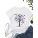 thumbnail image 2 of Camiseta de Mujer de Verano SuaveWomen'S Short-Sleeve T-ShirtFather's Day, Mother's Day, New Year, Spring Festival, Valentine's Day, Independence Day, birthdays, parties, gifts, 2 of 7