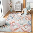 thumbnail image 2 of SAFAVIEH Phoenix Pemala Geometric Area Rug, Light Blue/Pink, 4'5" x 6'5", 2 of 7