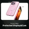 thumbnail image 5 of Dteck Magnetic Shockproof for iPhone 16 Plus Case with Kickstand, Rugged Protective Cover with MagSafe Compatibility, Textured Grip, and Built-in Stand, Pink, 5 of 7