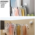 thumbnail image 6 of Lsvgoe Retractable Clothesline Indoor,Wall Mounted Indoor Washing Line,4.2M Heavy-Duty Clothes Line for Laundry Room,Light Green, 6 of 14