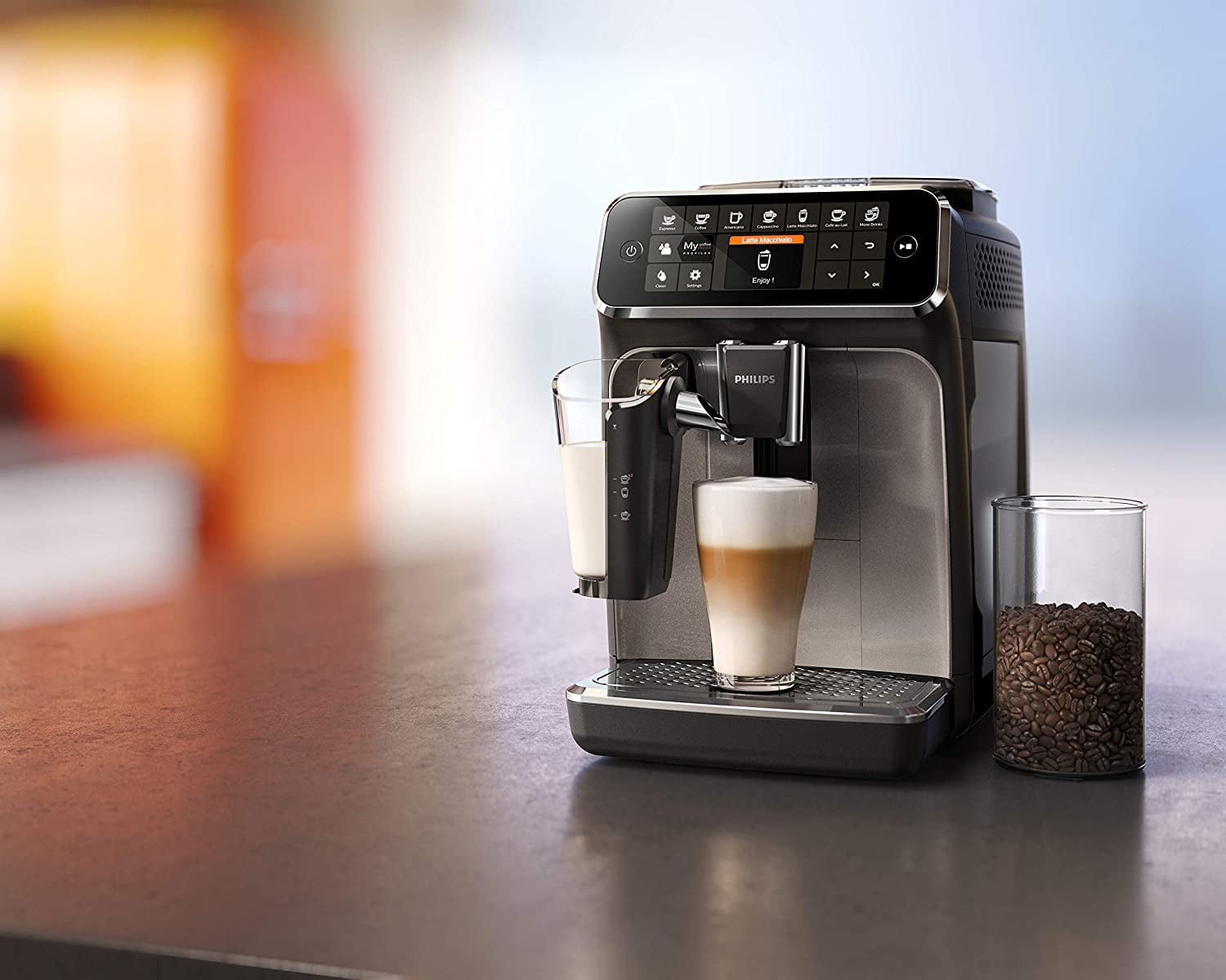Philips 3200 LatteGo Superautomatic Espresso Machine - Stainless