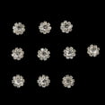 thumbnail image 5 of 10Pc Rhines Buttons Flatback Embellishments Craft DIY Wedding 1cm, 5 of 6