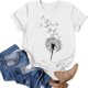 thumbnail image 4 of Fiudx Ofertas Relámpago Blusa Informal de Manga Corta con Cuello Redondo y Estampado para El Día de San Valentín para Mujer, 4 of 6