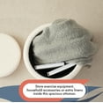 thumbnail image 3 of Ornavo Home Round Storage Ottoman with Reversible Lid, 17in Boucle White Foot Stool, 3 of 7