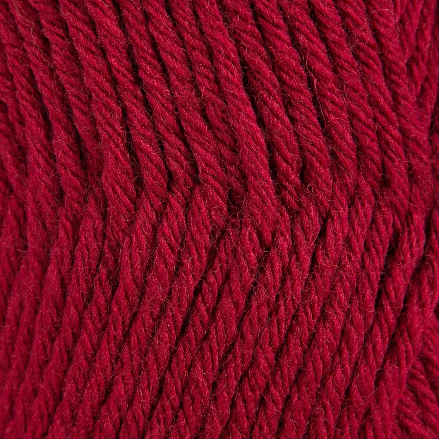 Sensy Roving Yarn, 3.5 oz, 132 Yards, Gauge 5 Bulky (Burgundy)
