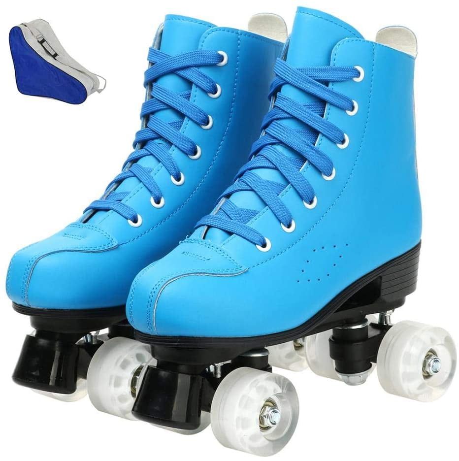HHHC Women's Roller Skates PU Leather Hightop Roller Skates FourWheel
