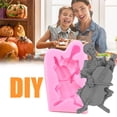 thumbnail image 4 of Silicona Para Pastel De Halloween, Molde De Esqueleto 3D, Molde Para Hornear Para Pasteles Diy, Galletas, Chocolates Advancent HA040463-03, 4 of 5