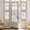 thumbnail image 2 of No Glue Heat Blocking Window Flims, Jellyfish Coastal Window Privacy Film Frosted, Summer Beach Coral Starfish Ocean Peep-proof Door Windows Tint for Bathroom, Dormitory, 17.7 x 78.7 Inches, 2 of 9