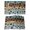 Blue, variant on Cute Dog Claws Placemats Set of 6, Farmhouse Blue Wooden Puppy Pawprints Placemats for Dining Table, Place Mats for Kitchen Tabletop, Waterproof Wipeable Dining Table Mats Set