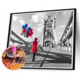 thumbnail image 2 of Diamond Painting 5D DIY Kit de paisaje de taladro redondo completo Decoración del hogar (HQ038) FLhrweasw Nuevo, 2 of 9