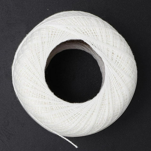 Fyydes Lace Line Cotton Yarn, Various Colors, Crochet Thread with Metal Crochet
