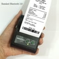 thumbnail image 4 of HOZVOMI Portable 58mm Bluetooth Thermal Receipt Printer (BLE 2.0) - 80mm/s Speed, 203 DPI, 1500mAh Battery, ESC/POS Compatible for Bills, Retail, Store (No Ink Needed), 4 of 7