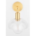 thumbnail image 5 of -One Light Wall Sconce In Style-9 Inches Wide By 13 Inches High-Aged Brass Finish Mitzi H107101-Agb, 5 of 6
