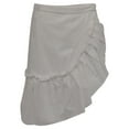 thumbnail image 1 of Pre-Owned Valentino Garavani Ruffled Mini Skirt in White Cotton, 1 of 2