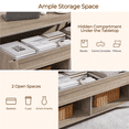 thumbnail image 4 of Yaheetech 39.5in Lift Top Coffee Table w/Storage & 2 Open Shelves for Living Room,Gray, 4 of 9