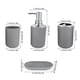 thumbnail image 1 of Botella de Champú, Juego de Accesorios de Baño, dispensador de Jabón de Plástico, Taza de Enjuague, Jabonera, Kit de Ducha Ligero, Moderno y Sencillo para Decoración de Baño, 1 of 7