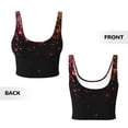 thumbnail image 4 of Yiaed Colorful Sparkling Print Ladies Waistcoat Women Sports Vest Vest Sports Women Sports Top Yoga Vest for women-Medium, 4 of 8