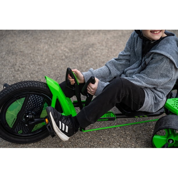 Huffy 16” Green Machine Drift Trike, Ages 5-8 Years Old, Green