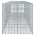 thumbnail image 2 of vidaXL Gabion Basket with Cover 39.4"x19.7"x39.4" Galvanized Iron, 2 of 5