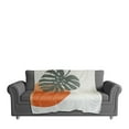 thumbnail image 2 of Creative Products Sun and Palm Leafs 50 x 60 Coral Fleece Blanket, 2 of 3