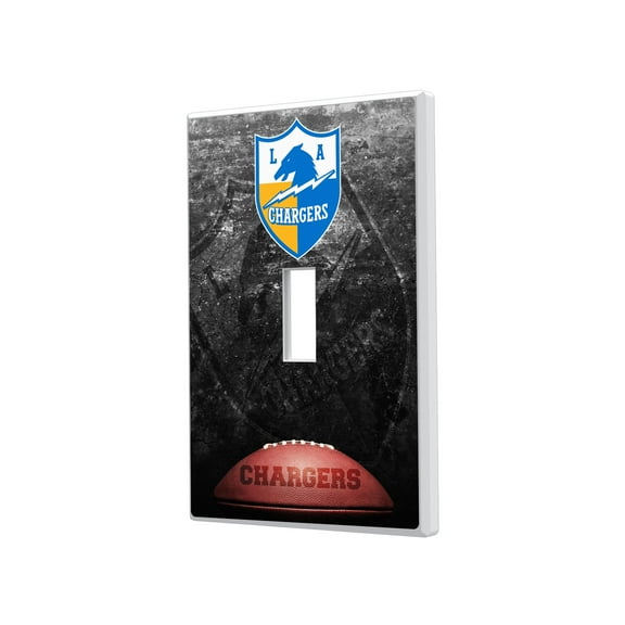 Los Angeles Chargers Legendary Design Single Toggle Lightswitch Plate