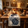 thumbnail image 6 of Yhmxh Maple Leaves Fall Table Runner, Linen Autumn Thanksgiving Decor Table Runner, Seasonal Farmhouse Table Dresser Scarf for Dining Table, Harvest Holiday, Thanksgiving & Farm Rustic Home Decor, 6 of 6