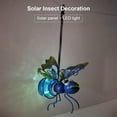 thumbnail image 5 of Solar Hanging Bee Lights,Metal LED Outside Bugs with Bouncy Springs ,Solar Fairy Lights for Outside Garden Decor(Blue), 5 of 6