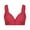 Red, variant on Aofany Women's Plus Size Front Closure Wireless Bra Full Cup Lift Bras for Women No Underwire Shaping Wire Free Everyday Bra